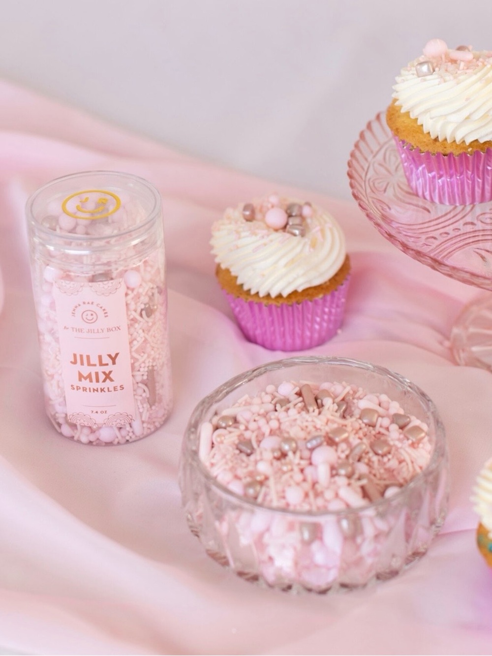 Jilly Box Jilly Mix Pink Birthday/Party Sprinkles